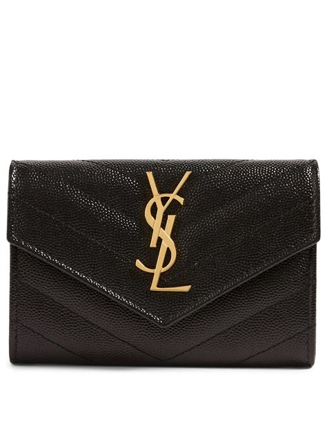 white ysl wallet|ysl monogram wallet price.